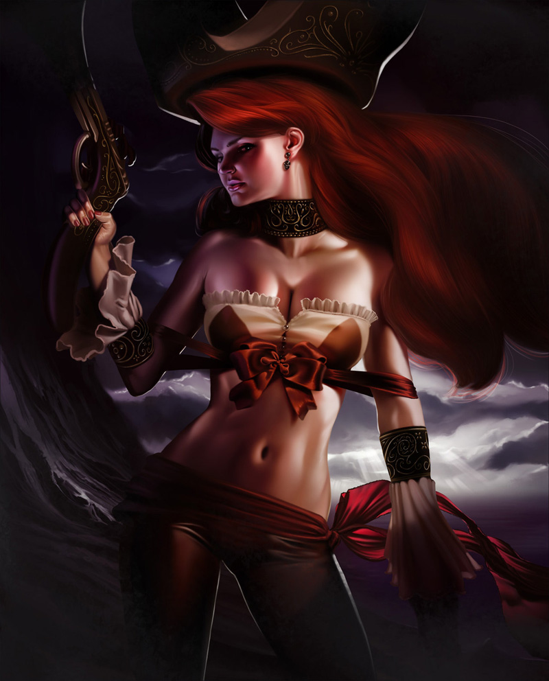glamorous digital paintings Illustrations Andrew Hibner